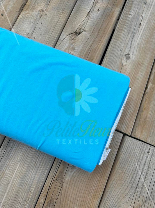 Coton spandex Bleu