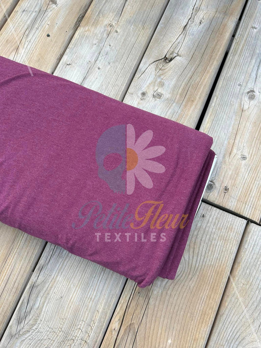 Coton spandex Aubergine