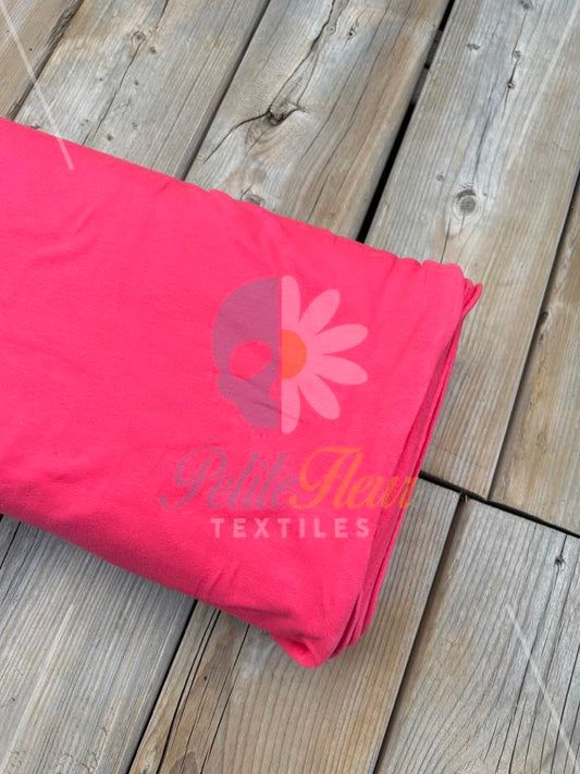 Coton spandex Corail