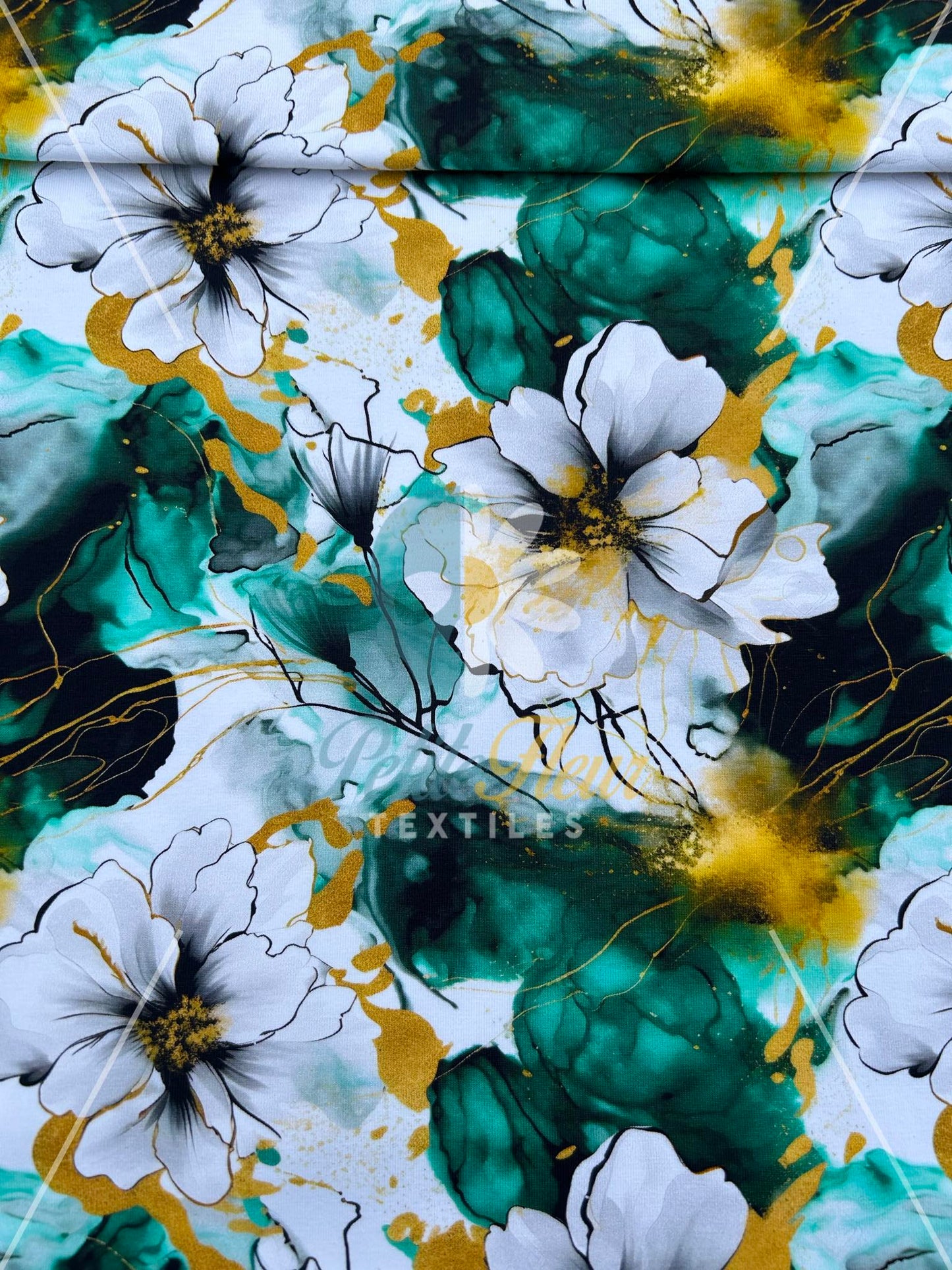 Brushed French Terry Dino biker