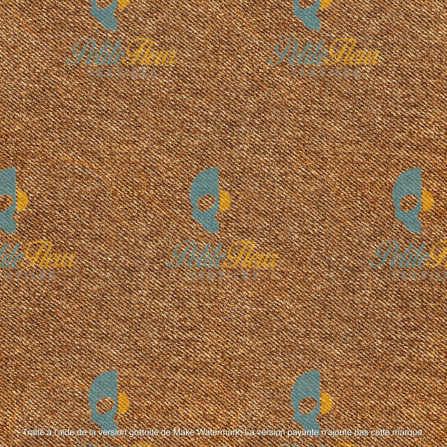 Préco - Effet denim caramel 20