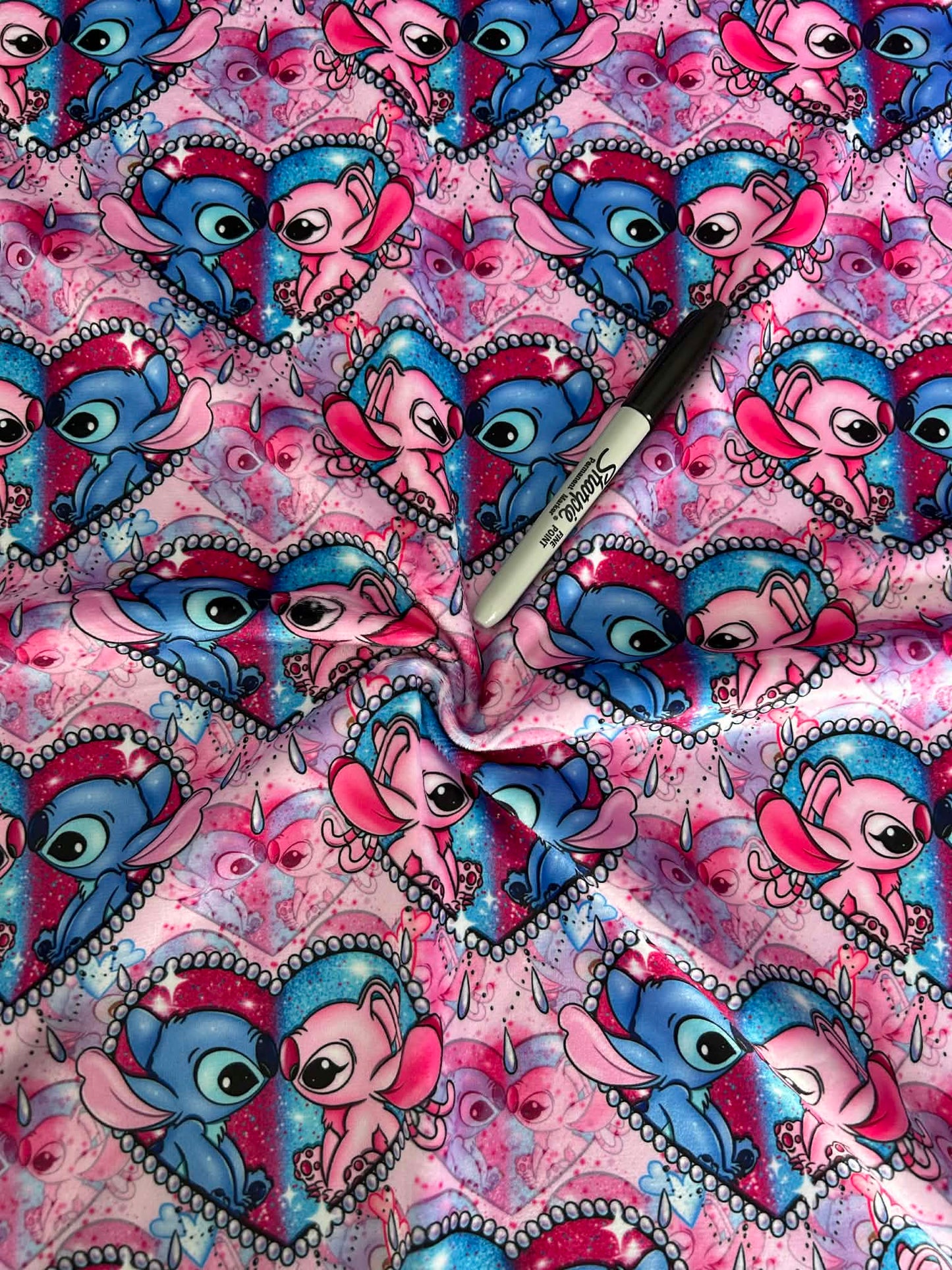 Minky imprimé - Amour angélique