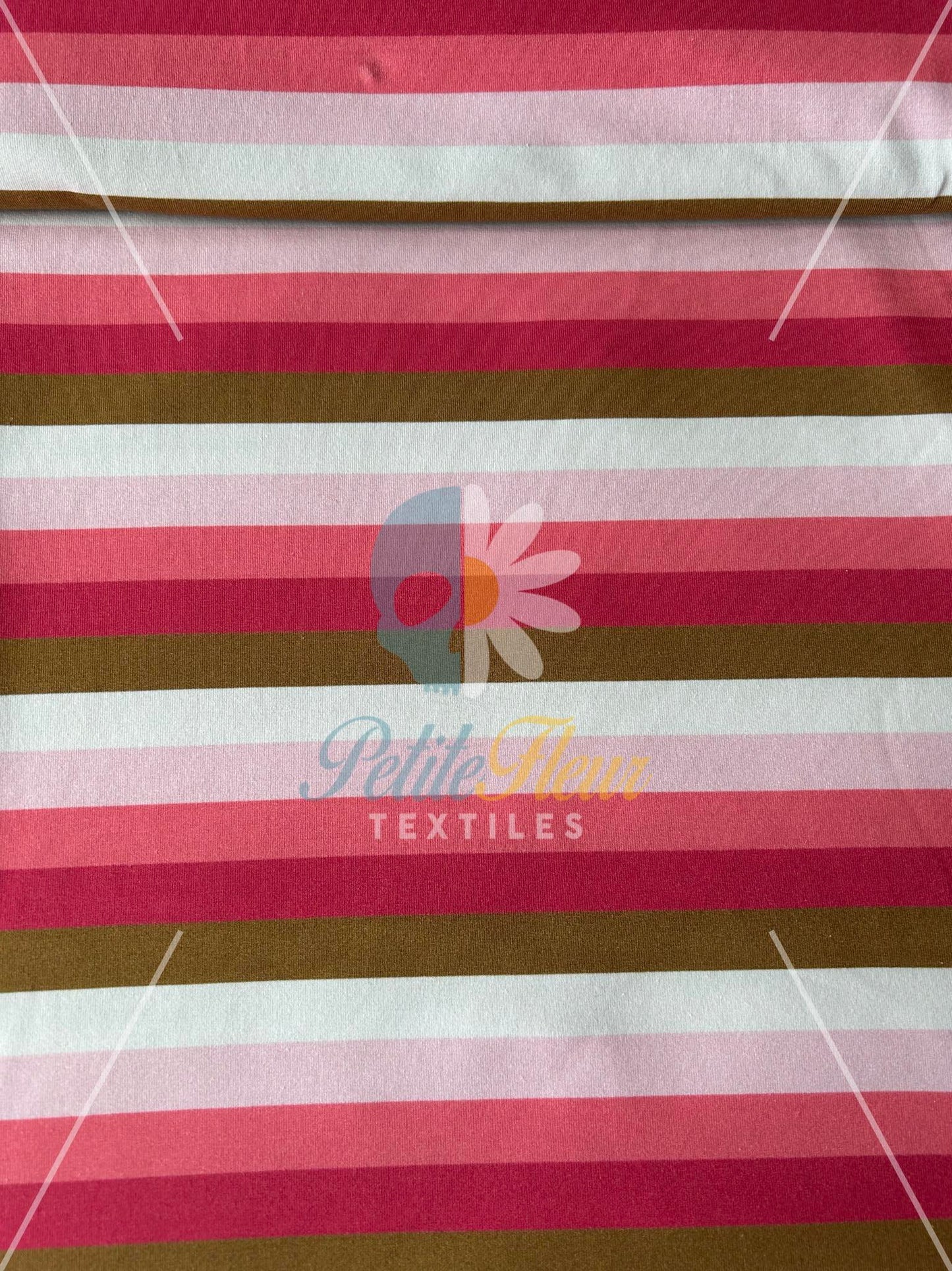 Coton spandex Amoureuse des marguerites coordonné