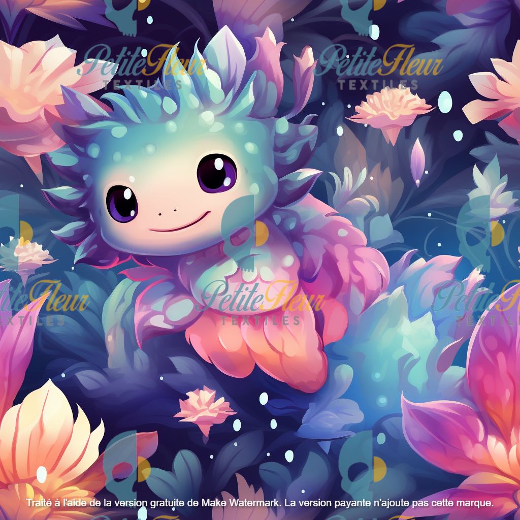 Préco - Axolotl watercolor