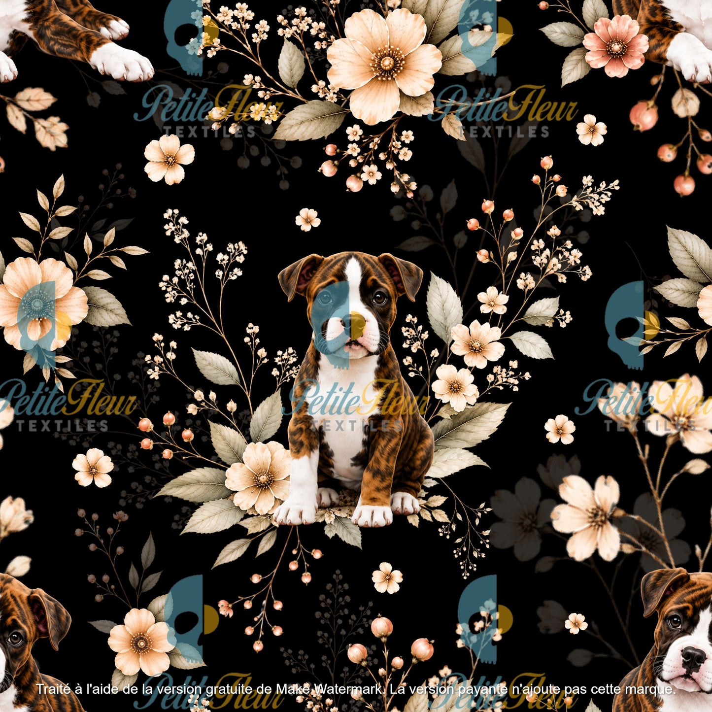 Préco - Boxer en fleurs