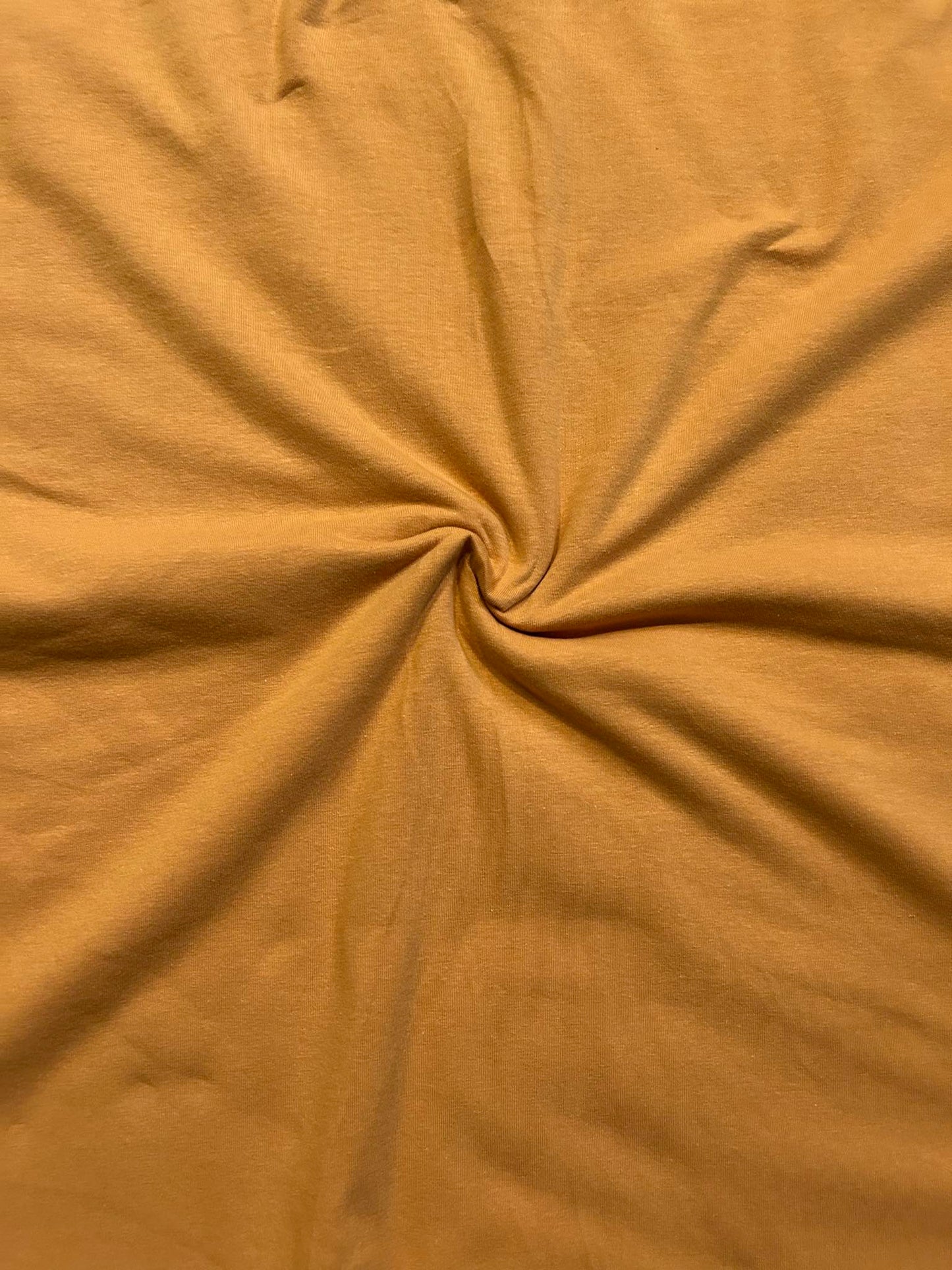 Coton spandex Moutarde