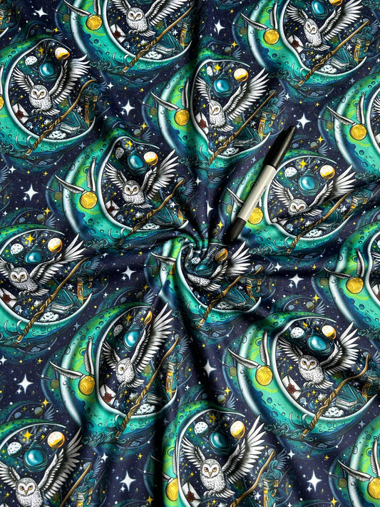 Minky imprimé - Chouette magique