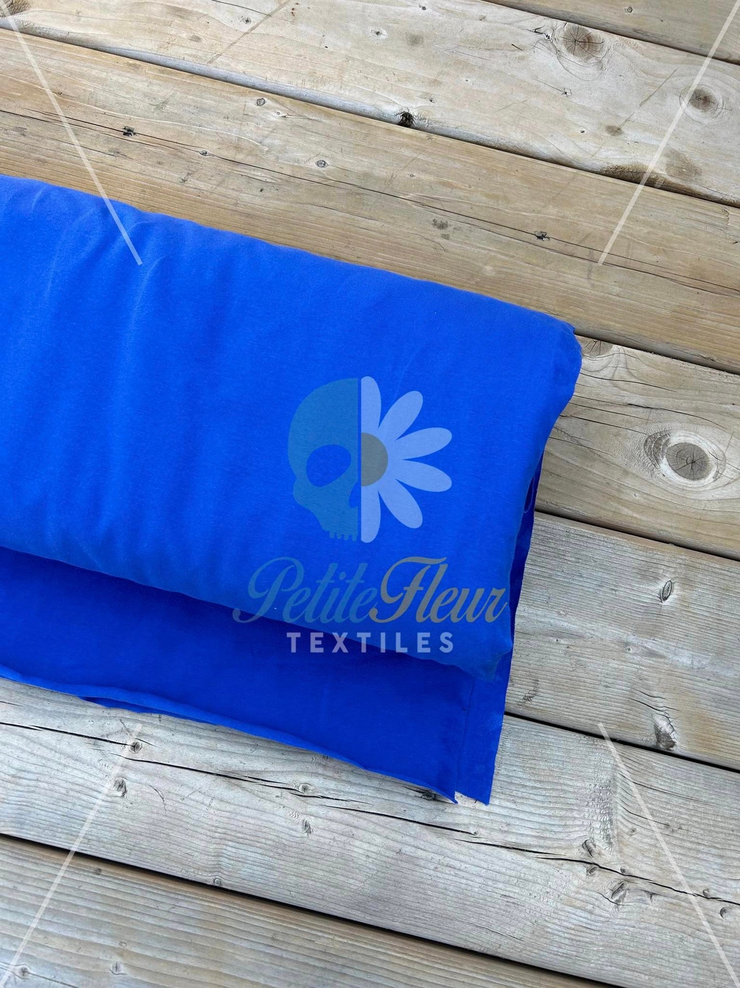 Coton spandex Cobalt