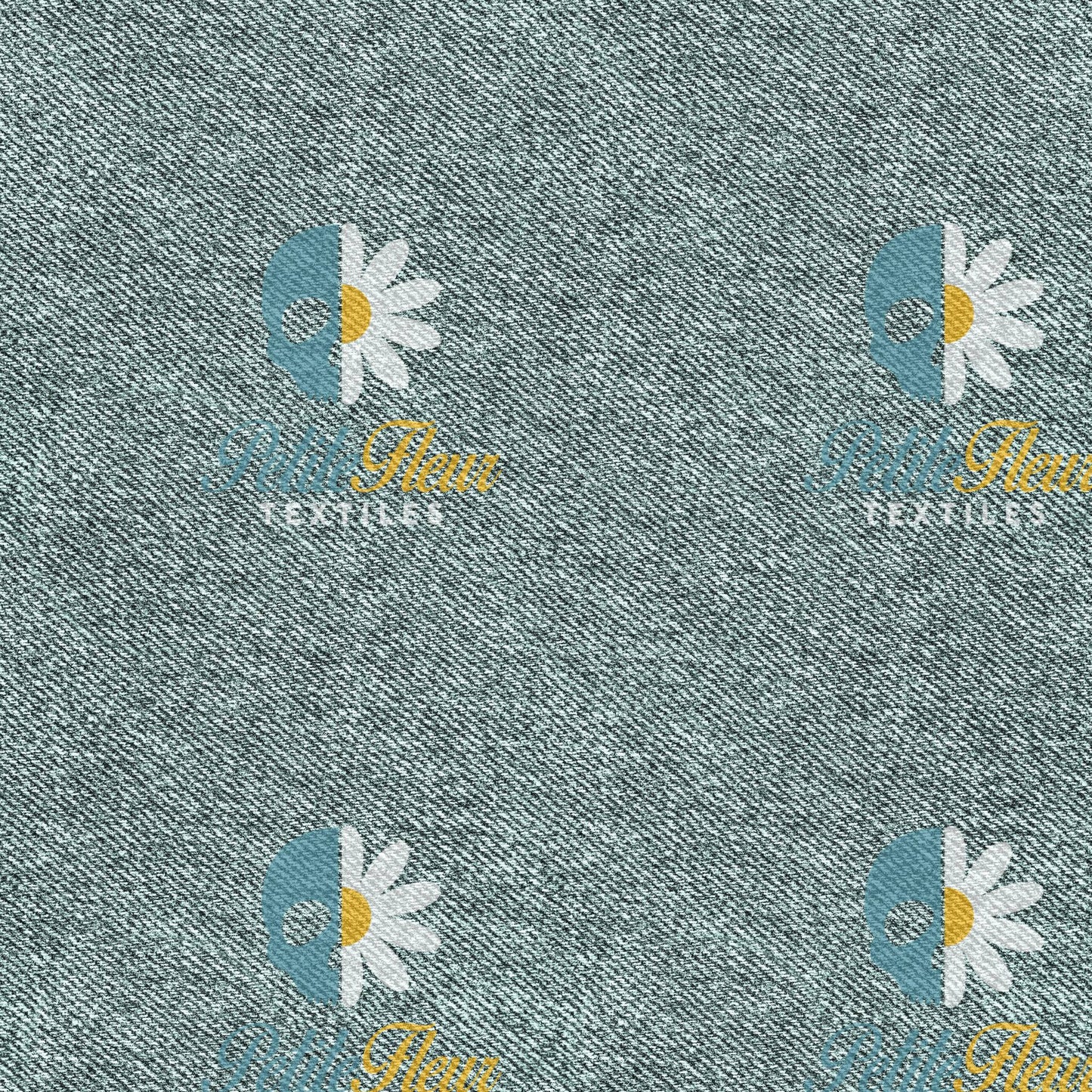Préco - Effet denim bleu-vert 76