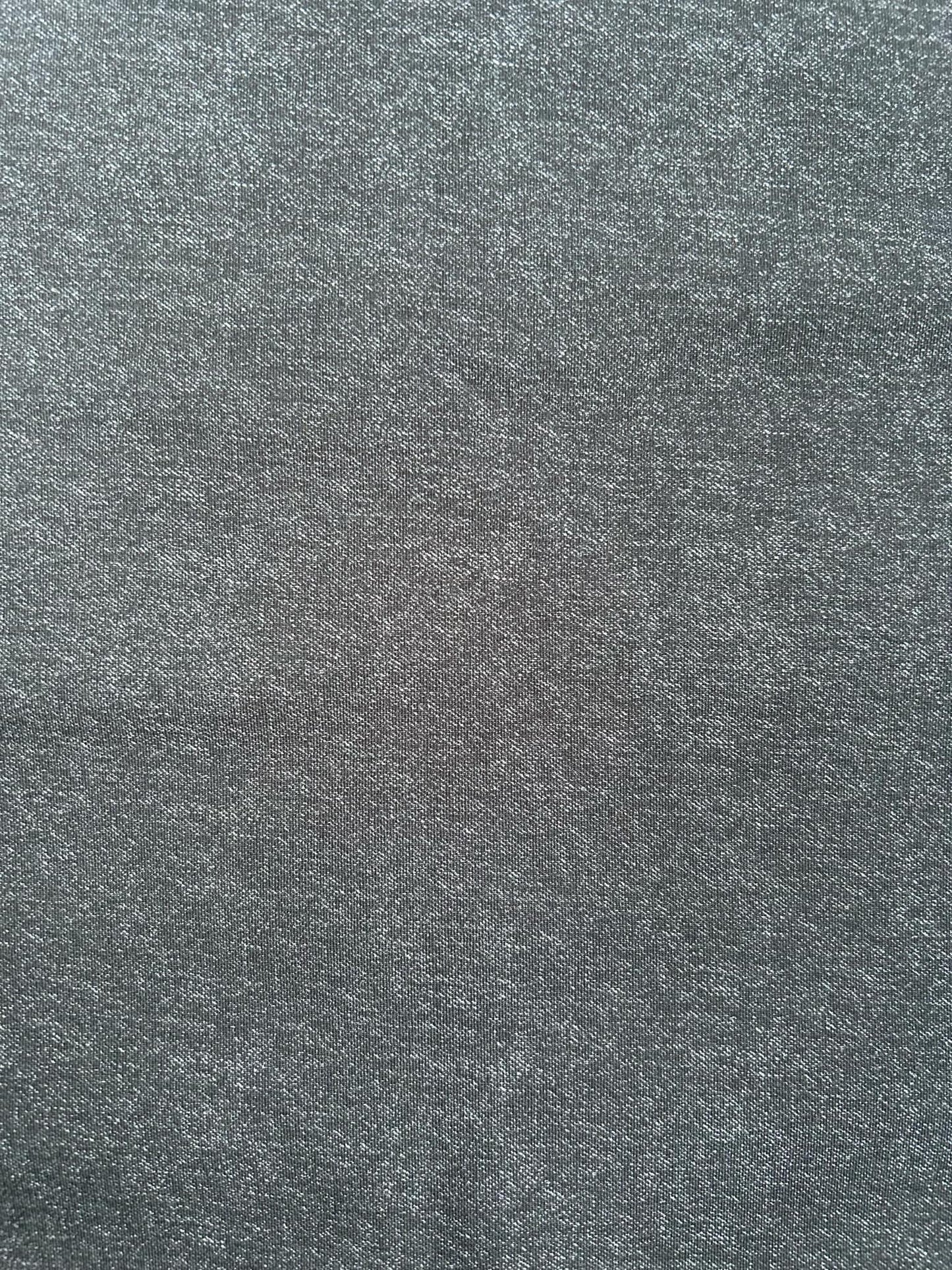 Coton spandex - Effet denim noir