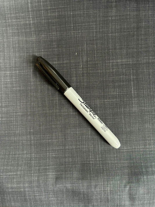 100 % coton - Effet lin noir