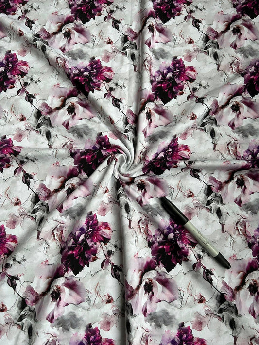 Coton spandex 220 gsm - Fleur de grès