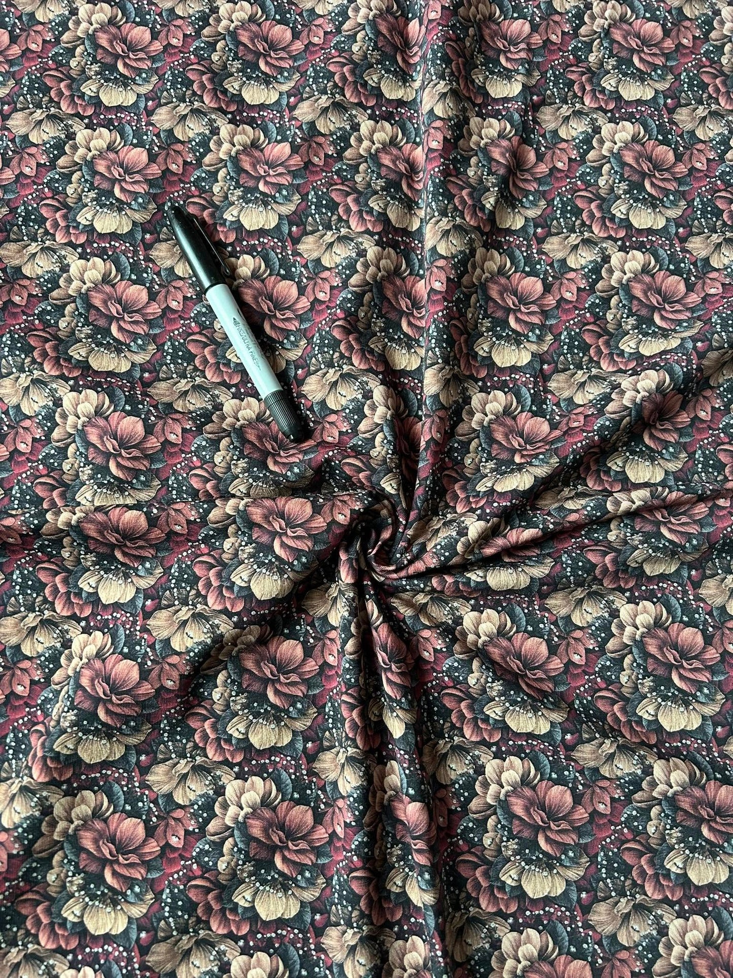 Coton spandex 220 gsm - Floral X