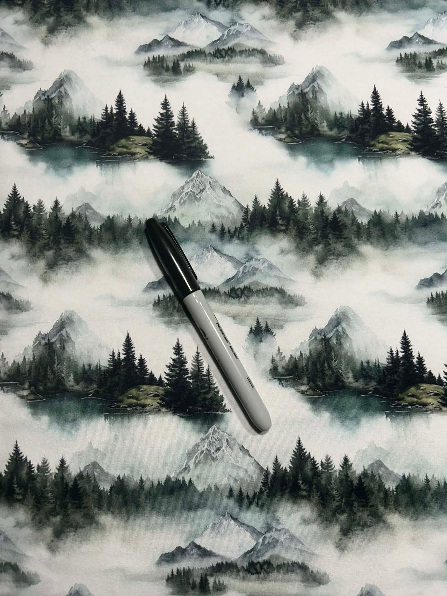 Brushed French Terry Dino biker