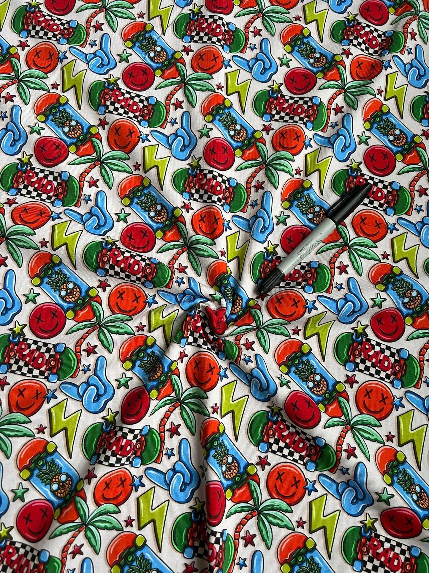 Coton spandex 220 gsm - L'été de mes 10 ans