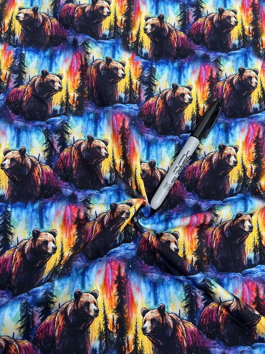 Brushed French Terry Dino biker