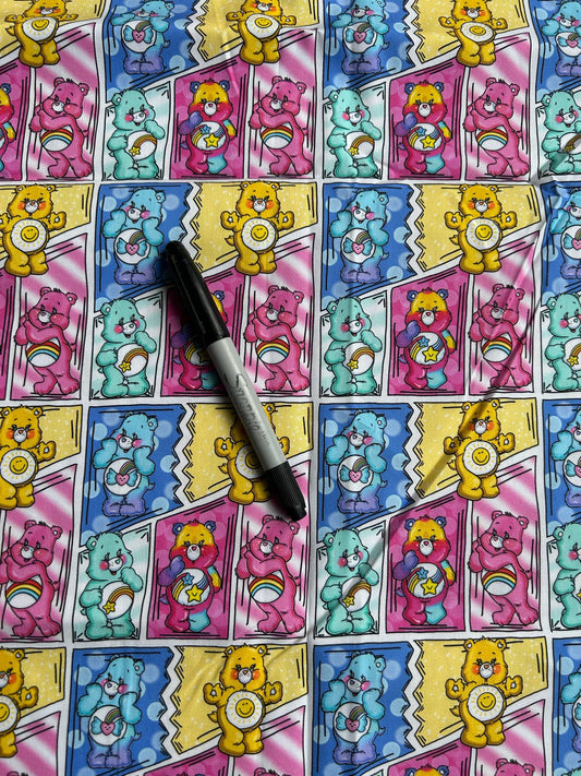 100 % coton - les oursons colorés