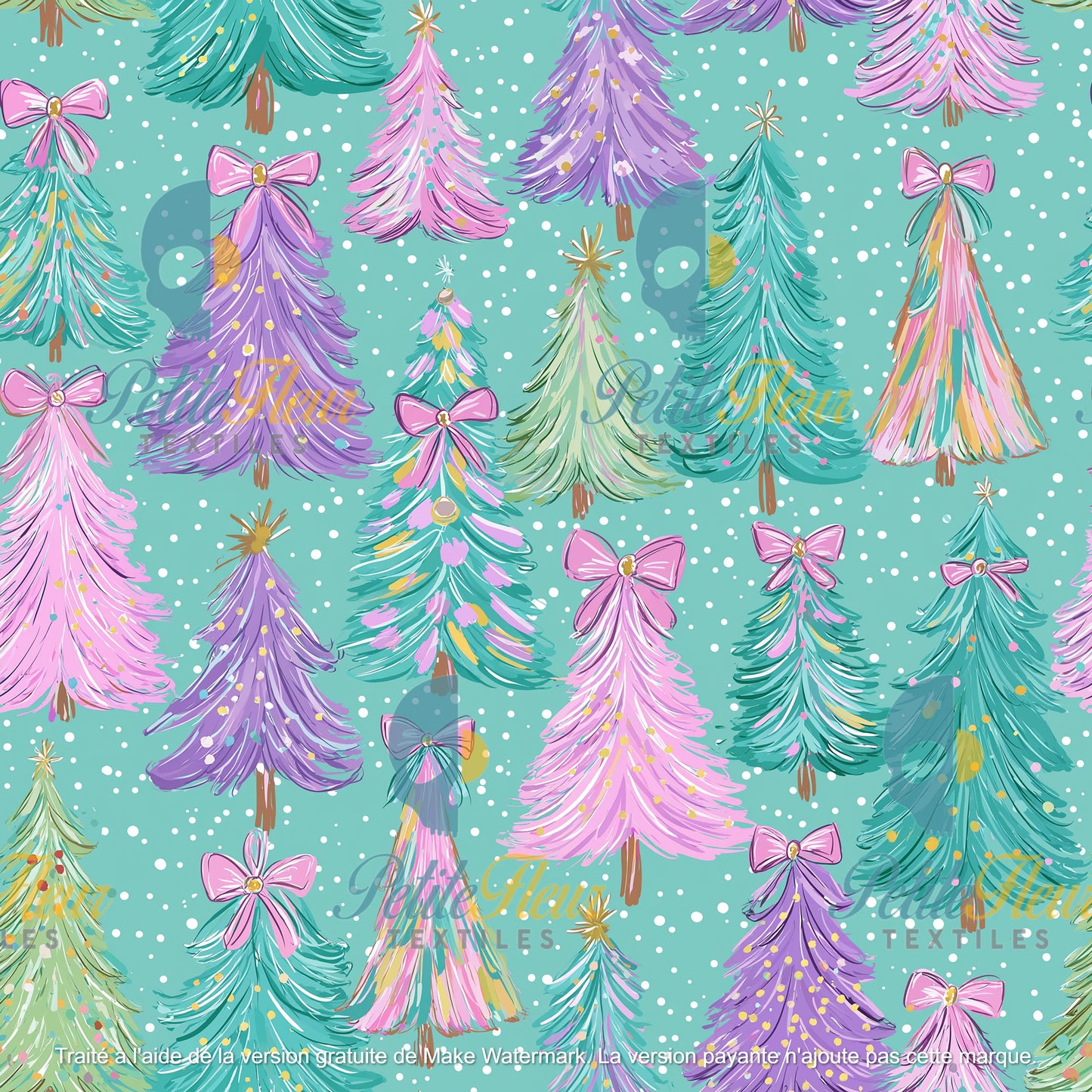 Préco - Noël Pastel (sapins)