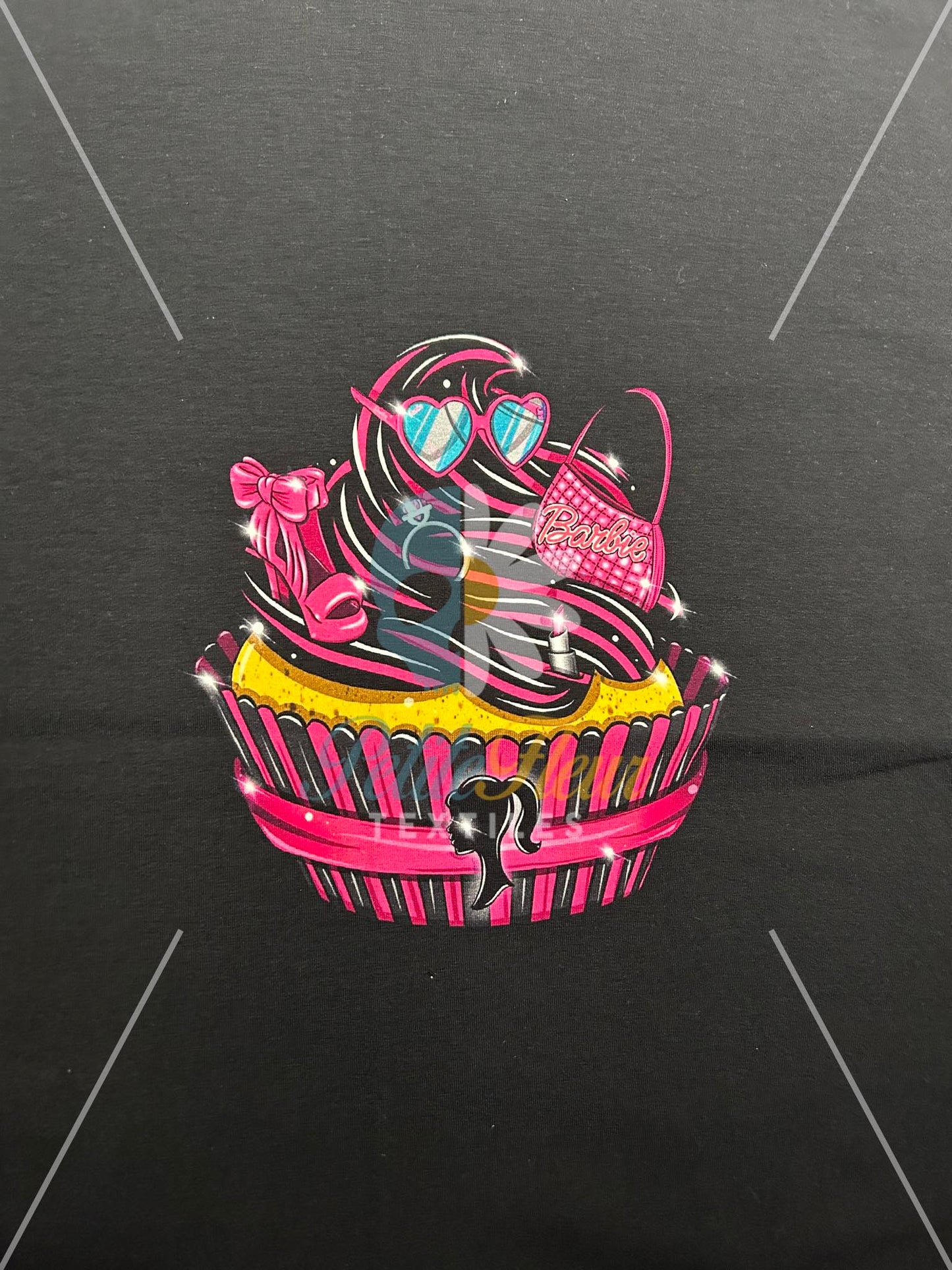 Panneau enfant Poupée cupcake