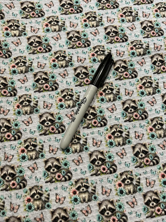 Waffle knit - Raton floral