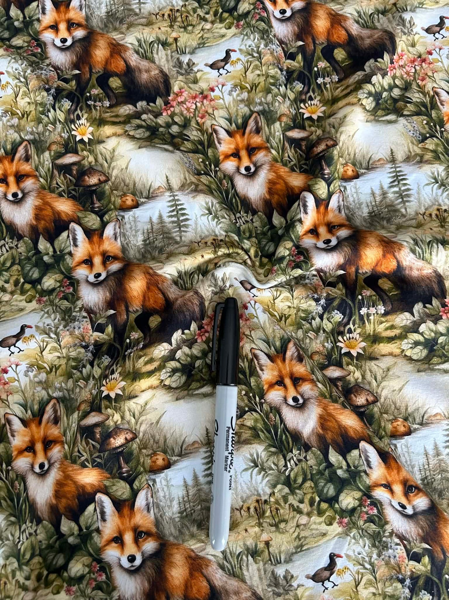 Cotton spandex Adorable owl