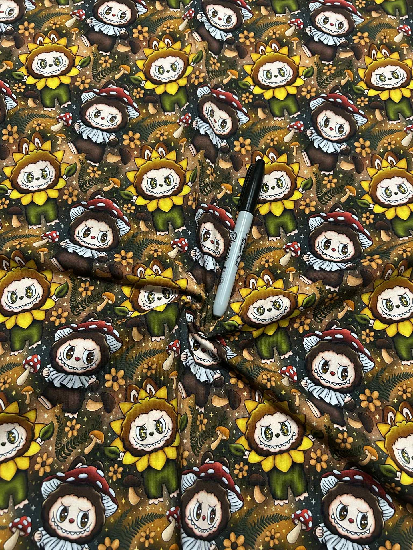 Cotton spandex Adorable owl
