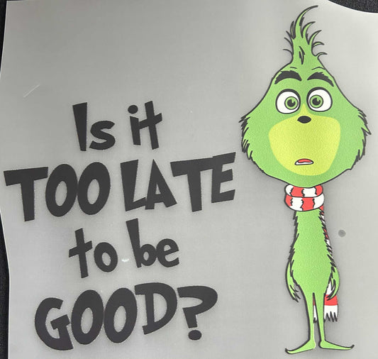 Trop tard pour être sage? - 7"