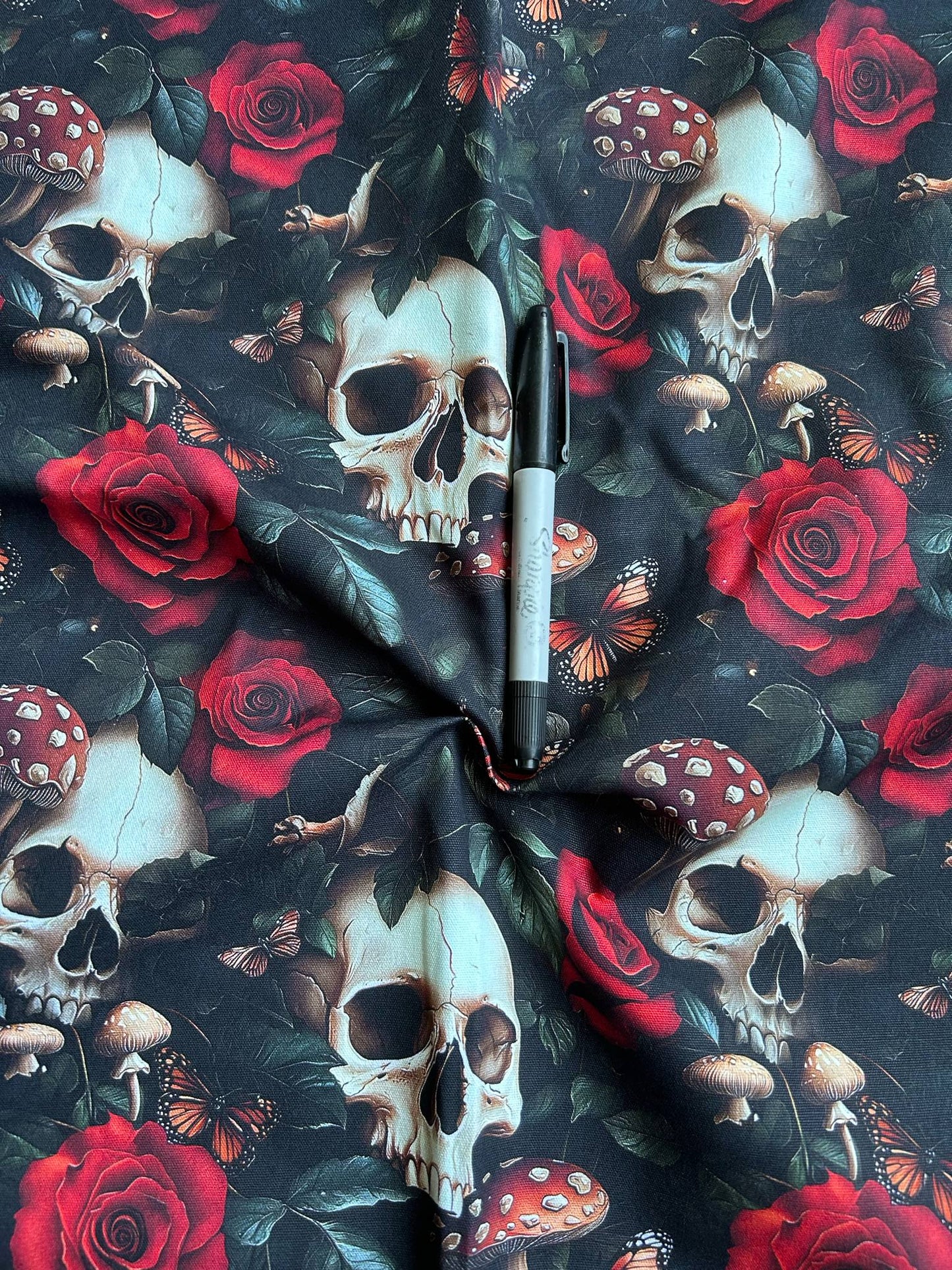 Festive floral canvas