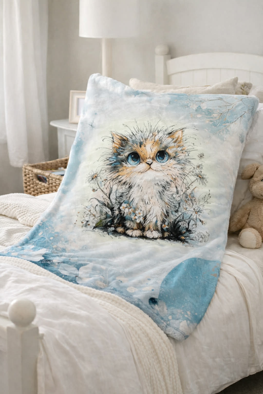 Panneau doudou - Doux chaton