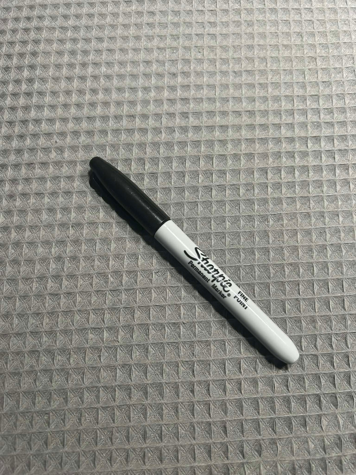 Coton nid d'abeille - Gris