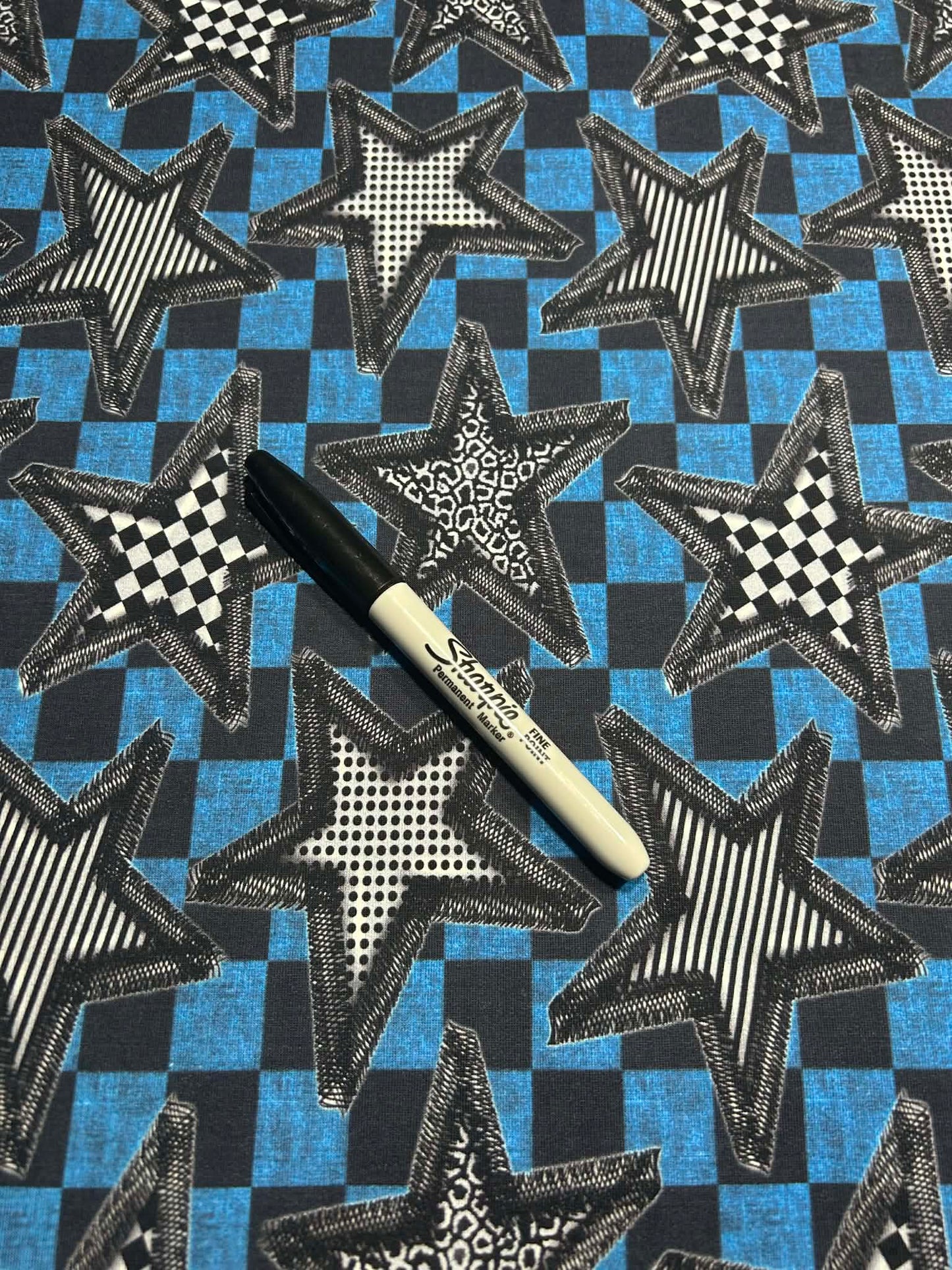 Brushed French Terry Dino biker