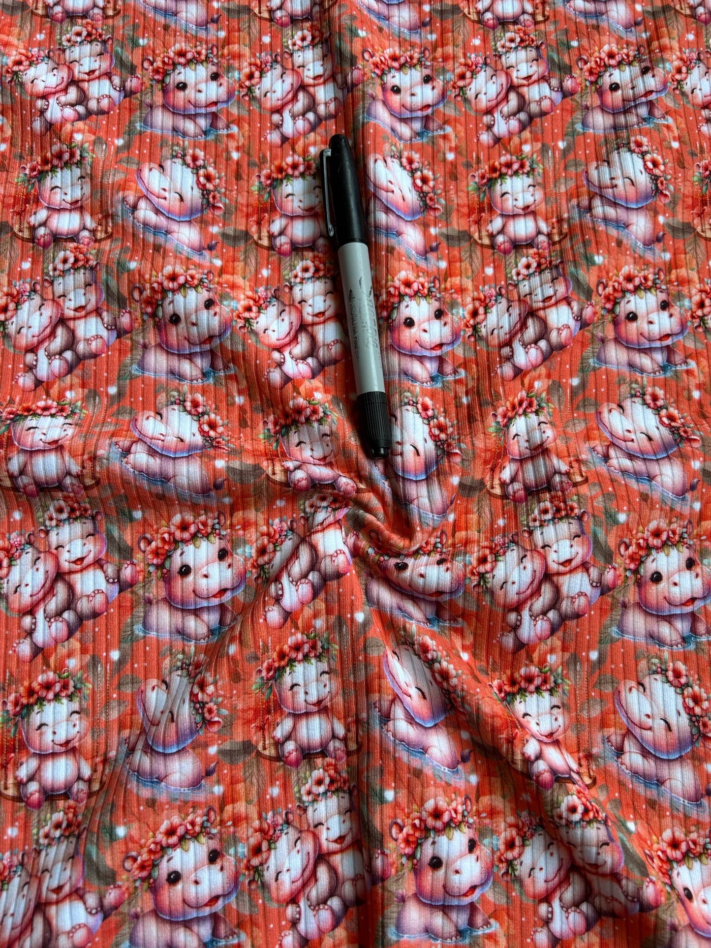 Rib knit - Petit hippo