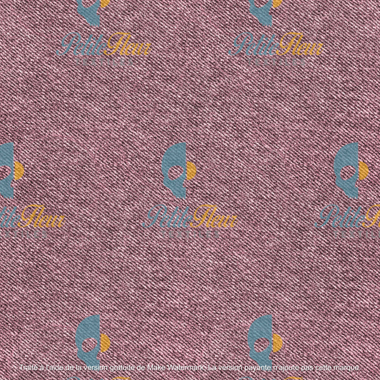 Préco - Effet denim rose 35
