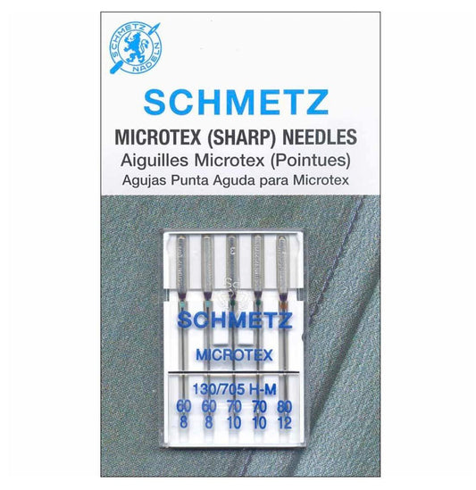 Aiguilles microtex SCHMETZ - Pointe pointues