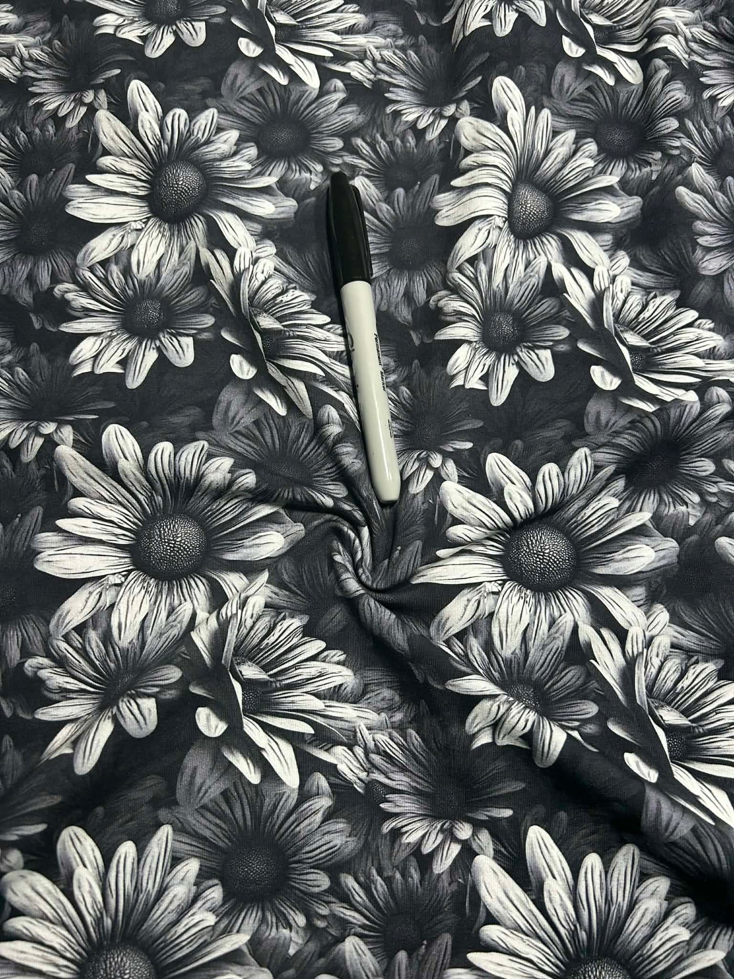 Brushed French Terry Dino biker