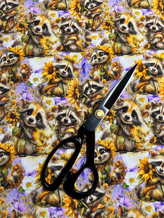 Coton spandex - Petits voleurs de tournesol
