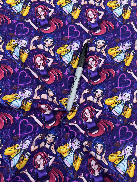 Coton spandex - K-Star Fever