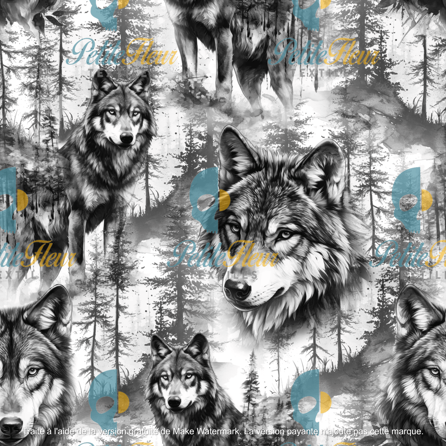 Préco - Meute en noir et blanc