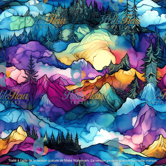 Préco - Montagnes colorées