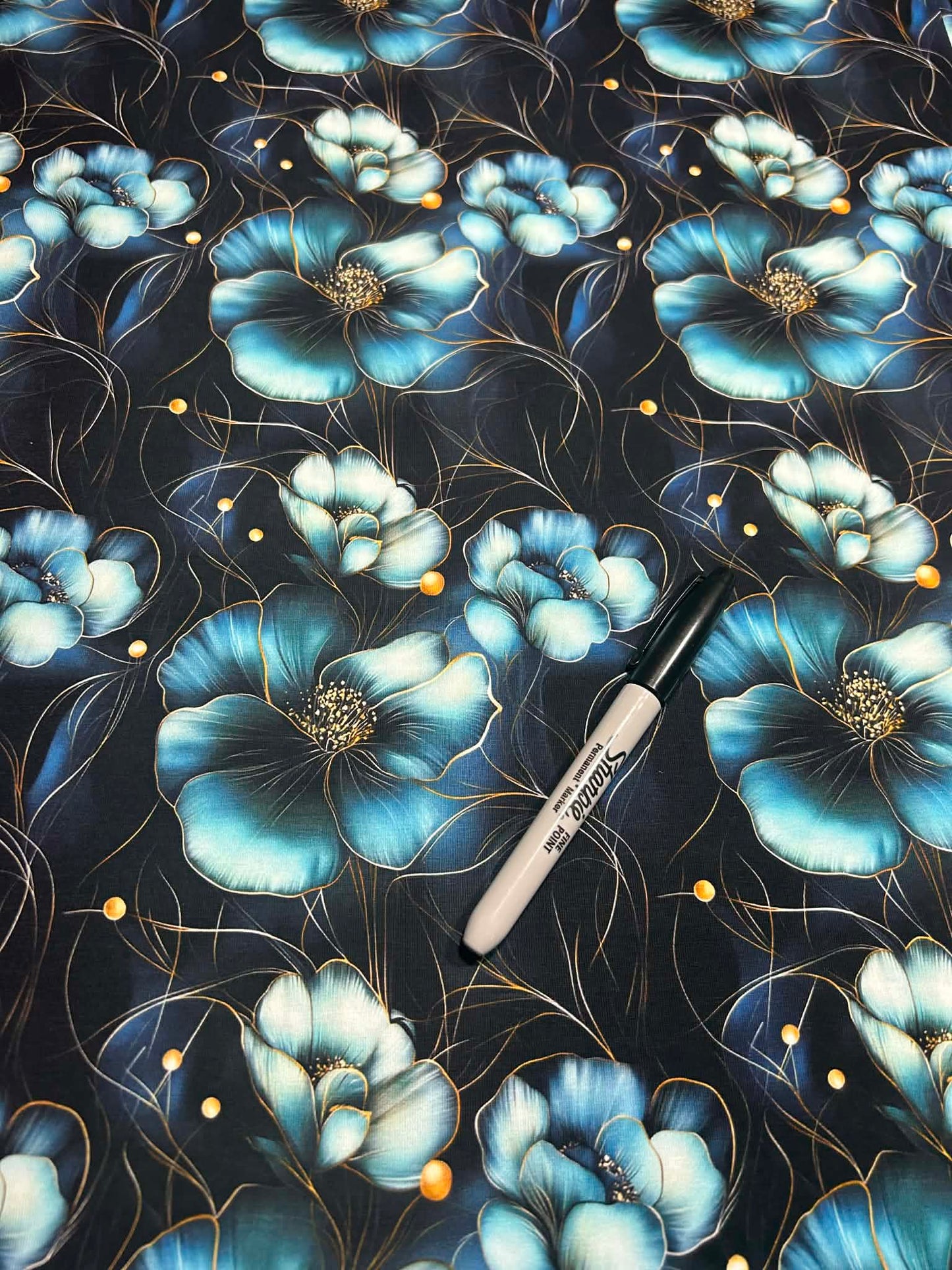 Coton spandex - Nuit mystérieuse