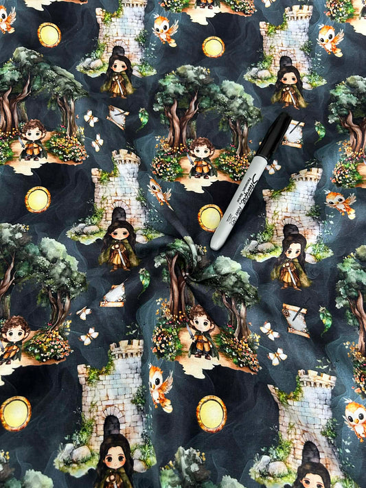 Cotton spandex Adorable owl