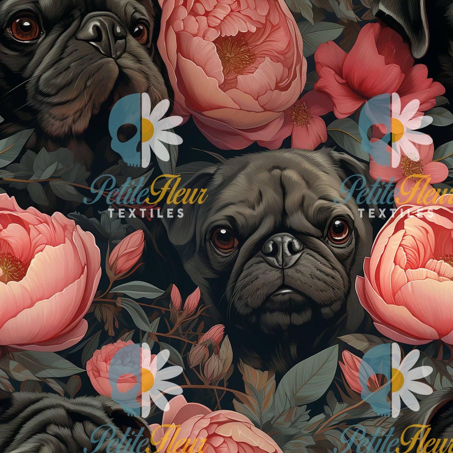Préco - Pug de jardin