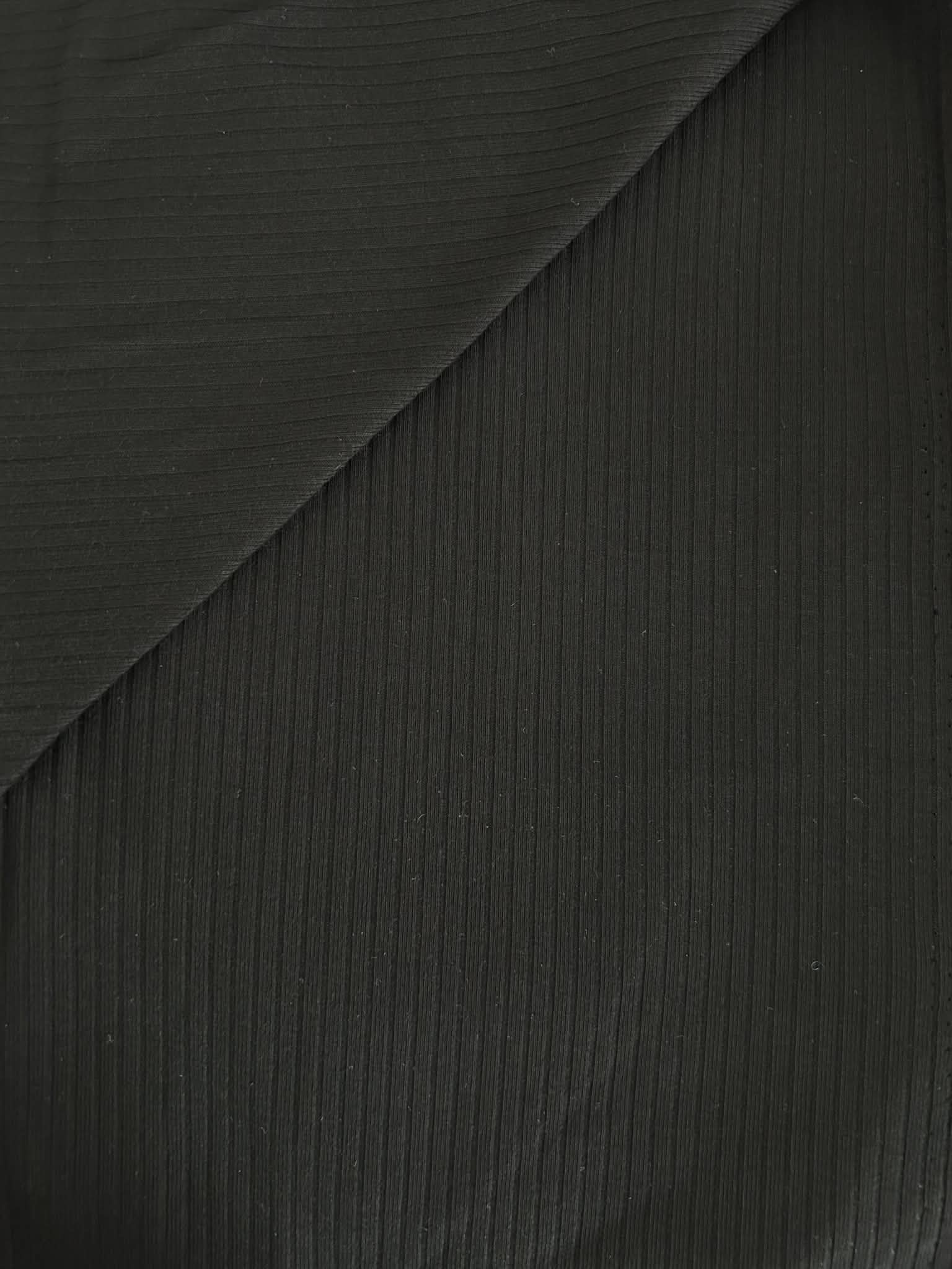 Rib knit - noir – Petite Fleur Textiles