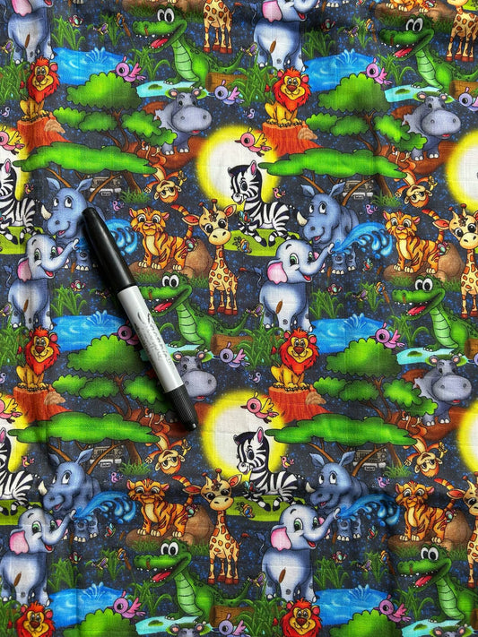 Mousseline de bambou - Safari