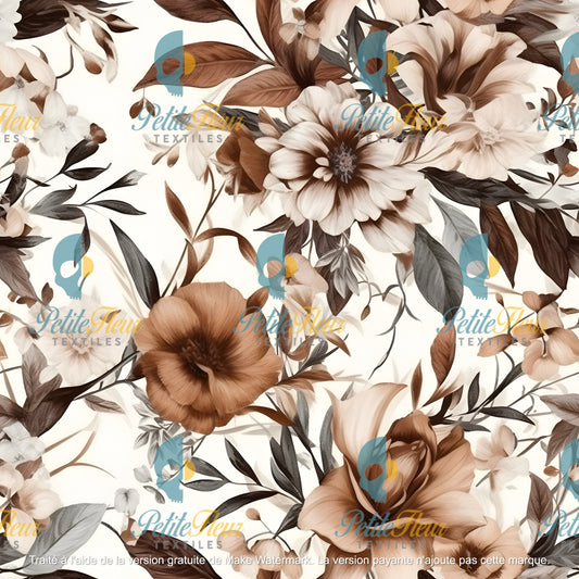 Préco - Sépia floral