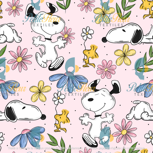 Préco - Snoopy au jardin