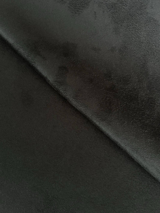Suède à recouvrement - noir