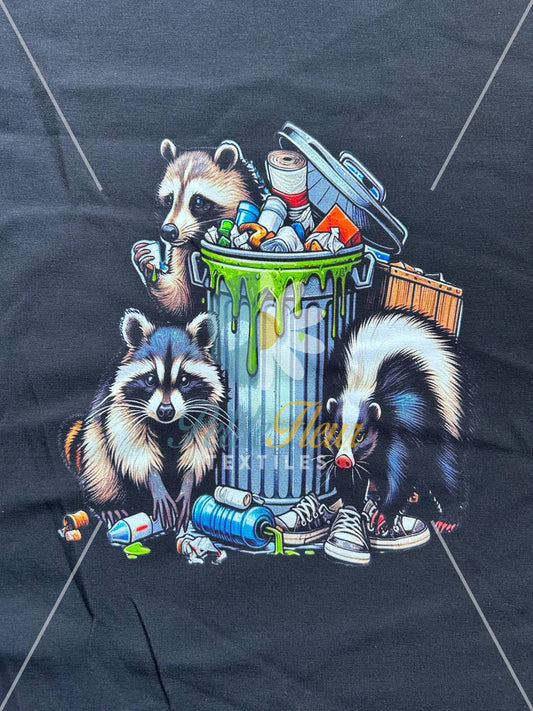 Panneau enfant - Trashy Raccoon