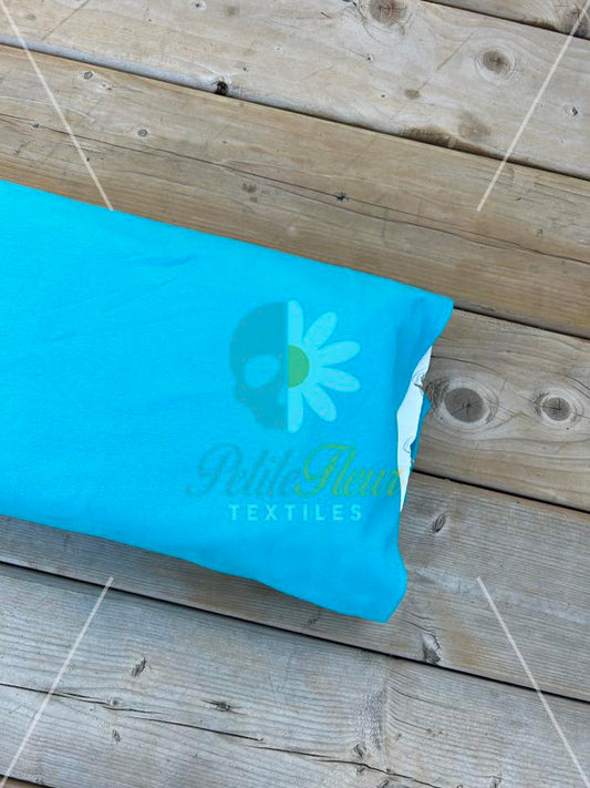 Cotton spandex Turquoise