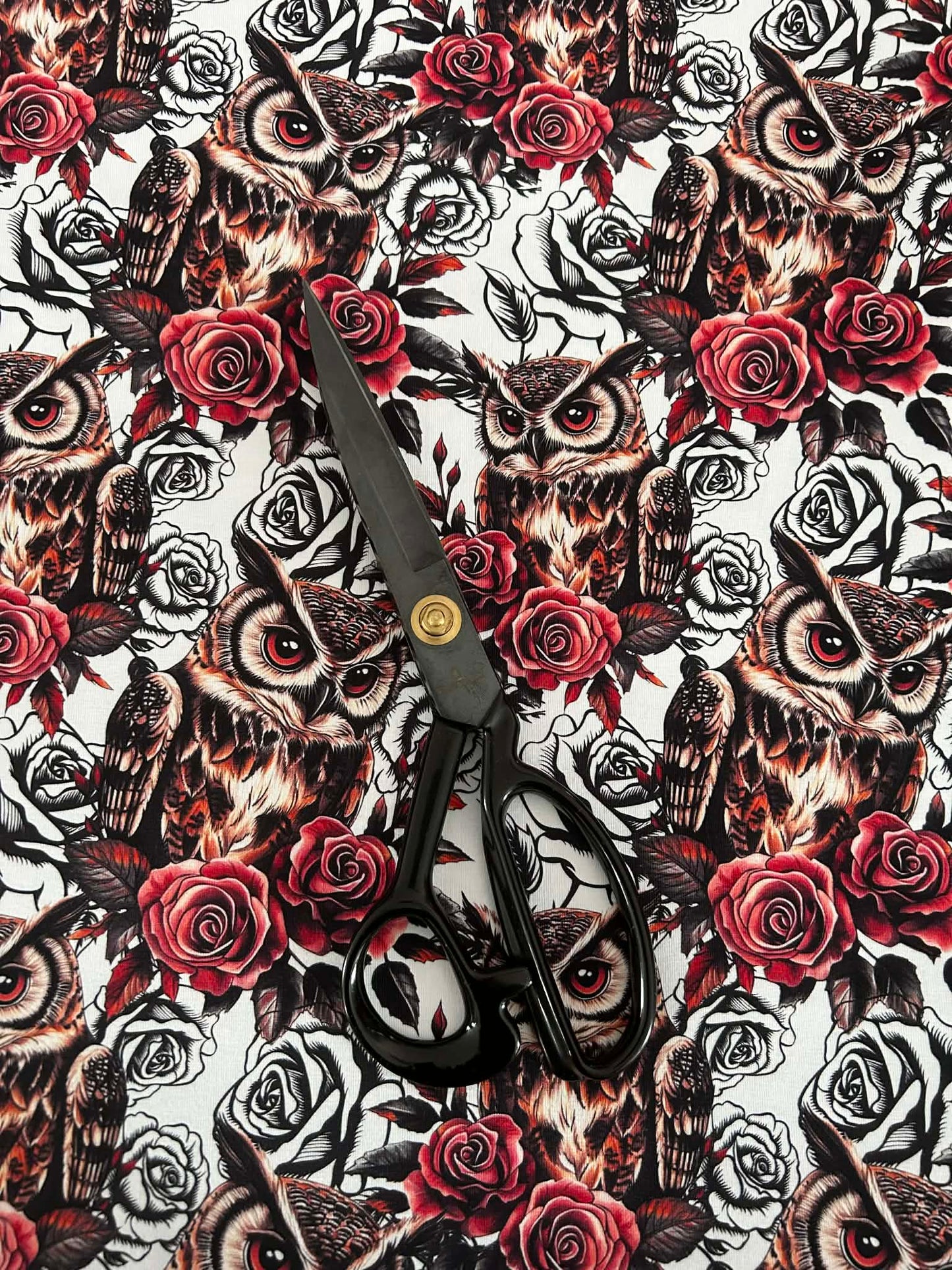 Coton spandex - Veilleuse des roses